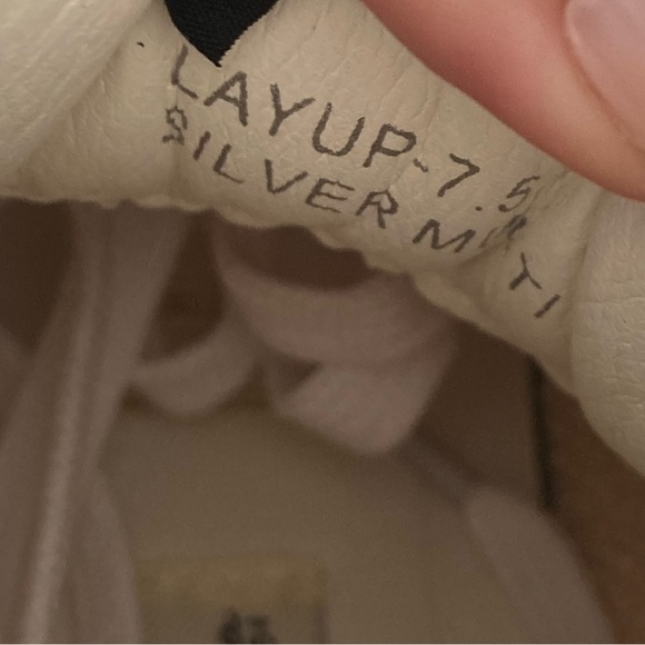 Vintage Havana Silver Glitter Star High Top Sneakers / NWOT - Picture 9 of 10